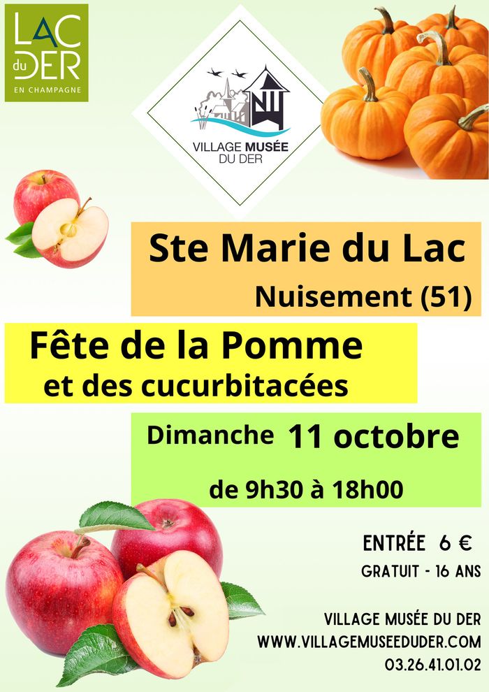 Fête de la pomme et des cucurbitacées, Village Musée du Der, Sainte-Marie-du-Lac-Nuisement