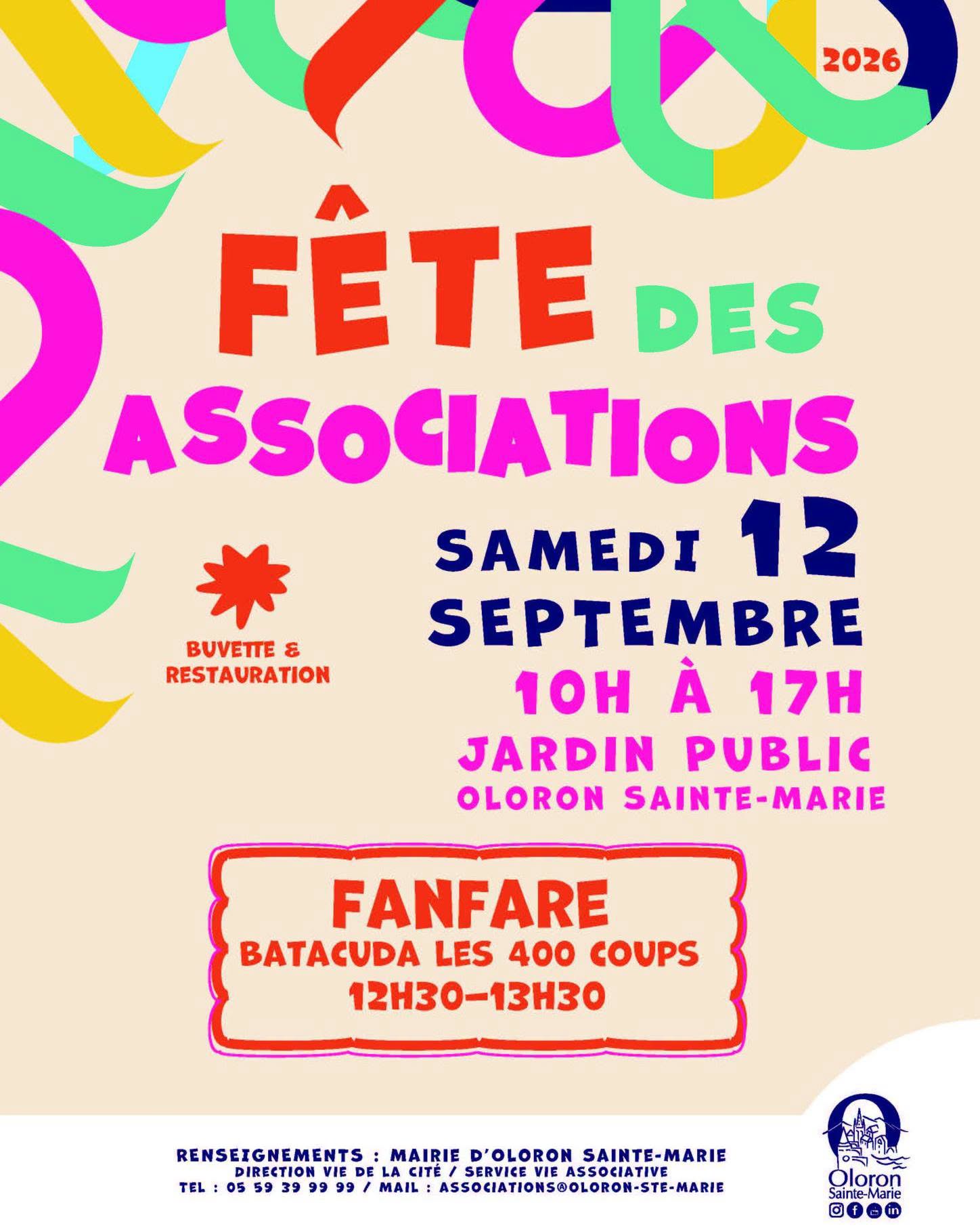 Fête des Associations Place du Général de Gaulle Oloron-Sainte-Marie