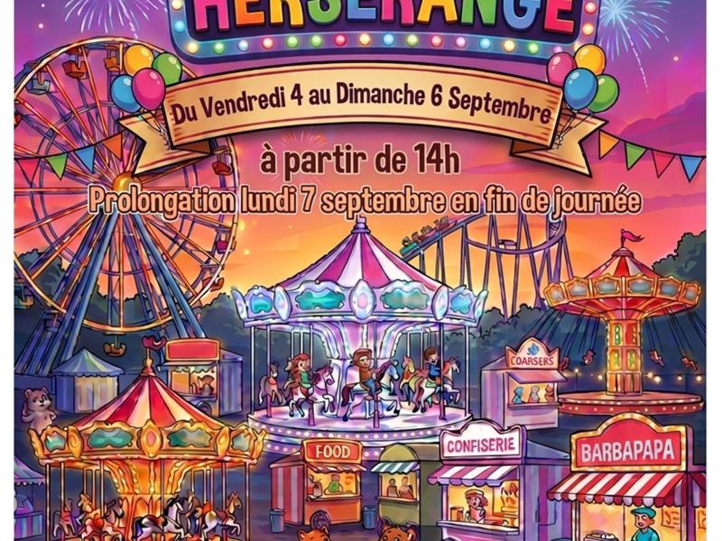 Fête foraine Place Victor Zaffagni Herserange