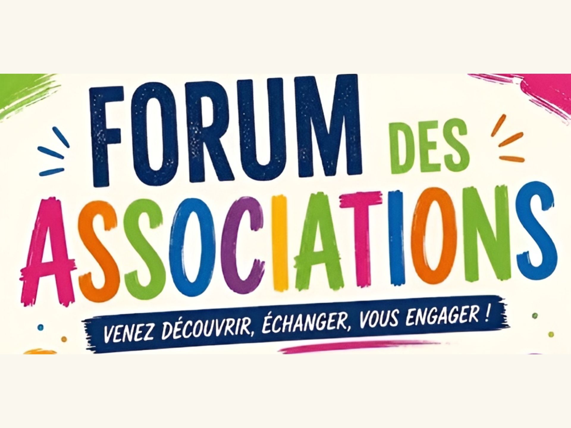 Forum des associations 2026 Salle polyvalente des Trams Camarsac