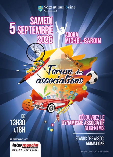 Forum des Associations à l’Agora Michel Baroin de Nogent-sur-Seine Nogent-sur-Seine