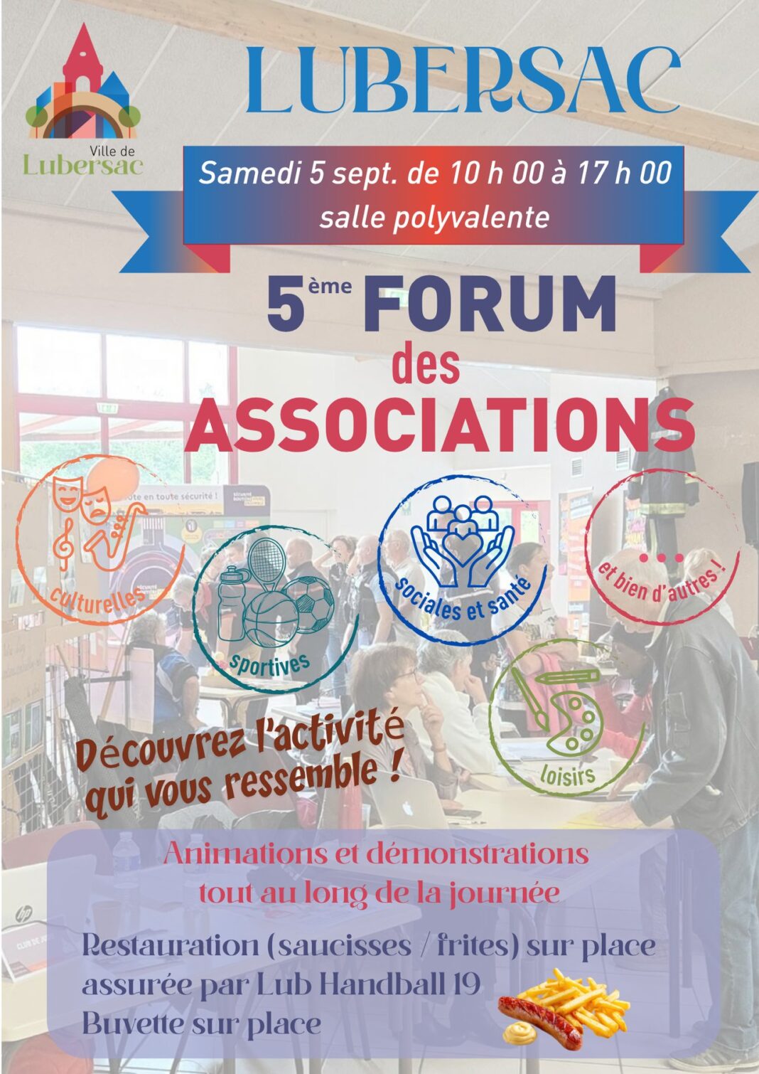 Forum des associations à Lubersac Salle polyvalente Lubersac
