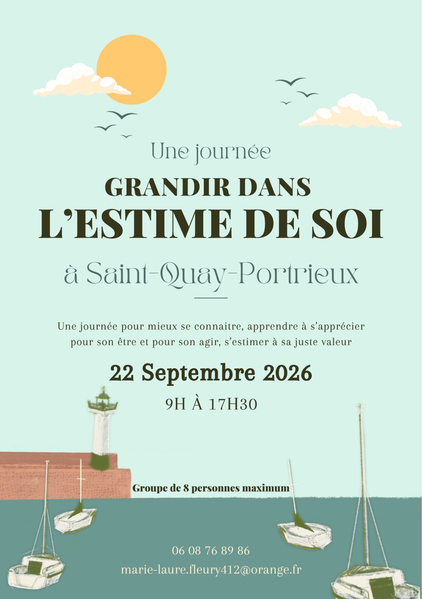 Grandir dans l’estime de soi Saint Quay Portrieux, dans la baie de Saint Brieuc ST QUAY PORTRIEUX