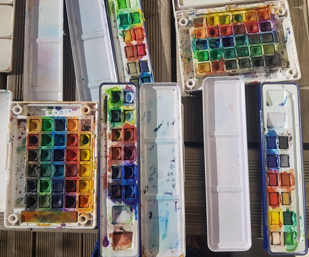 Initiation à la peinture aquarelle devant le paysage Stage de 3h ou 6h 137 Chemin de la Renardière Bouteilles-Saint-Sébastien 2026-09-19