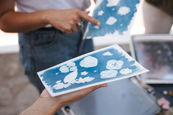 Initiation au cyanotype, Musée du Vignoble Nantais, Le Pallet