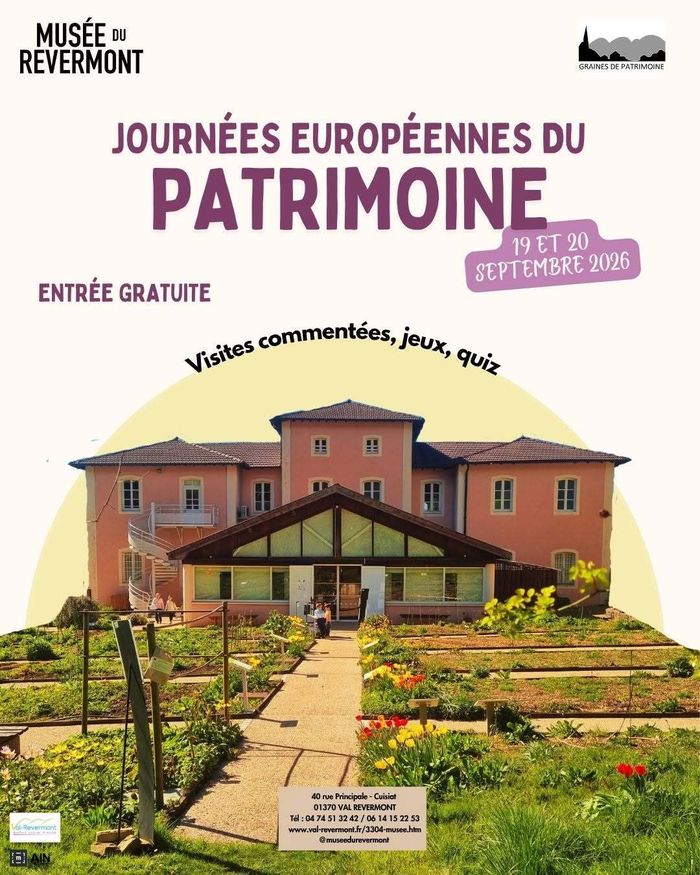 JEP 2026 au Musée du Revermont, Musée du Revermont, Val-Revermont