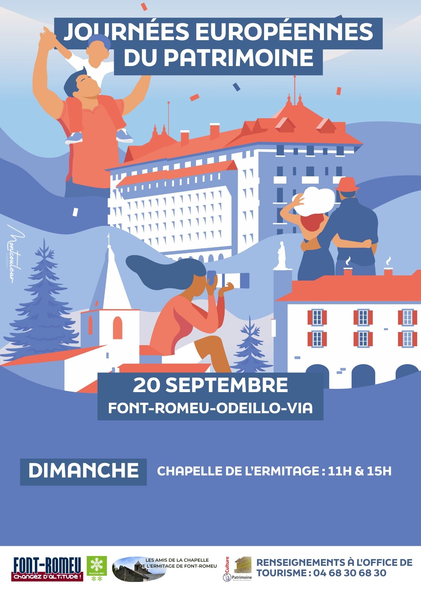 JOURNÉE EUROPÉENNES DU PATRIMOINE CHAPELLE DE L'ERMITAGE 20 SEPTEMBRE Font-Romeu-Odeillo-Via 2026-09-20