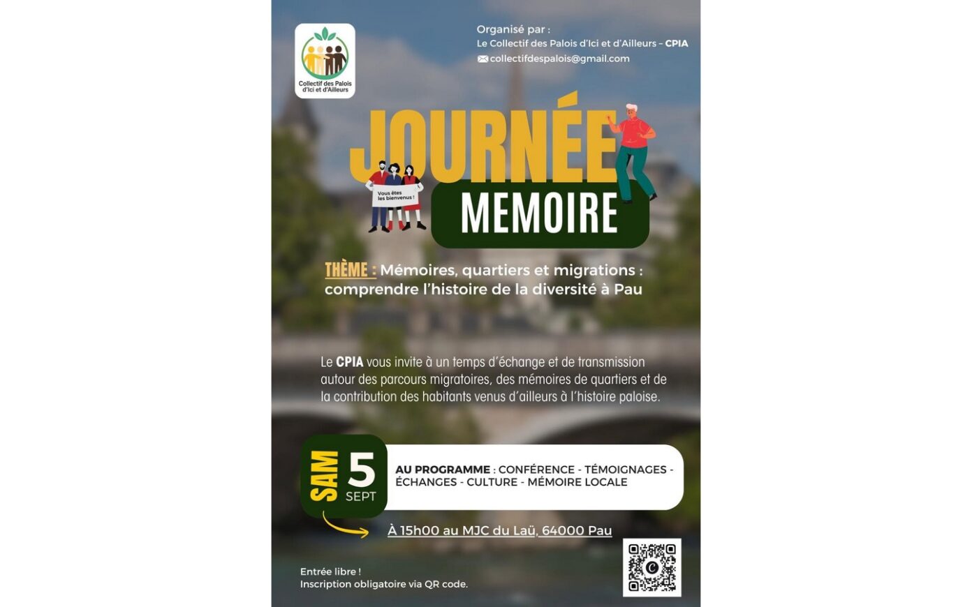 Journée mémoire Mjc du Laü Pau