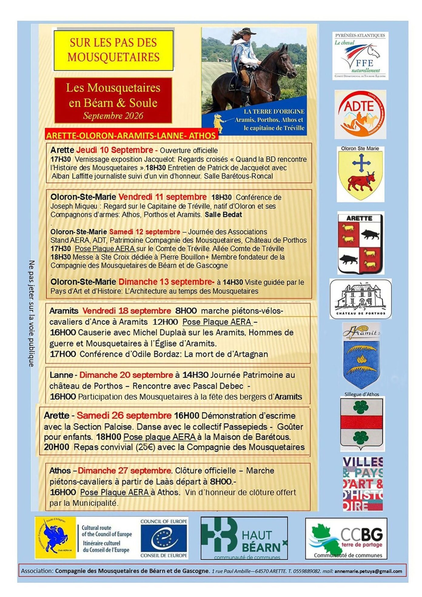 Journée patrimoine au château de Porthos Lanne-en-Barétous