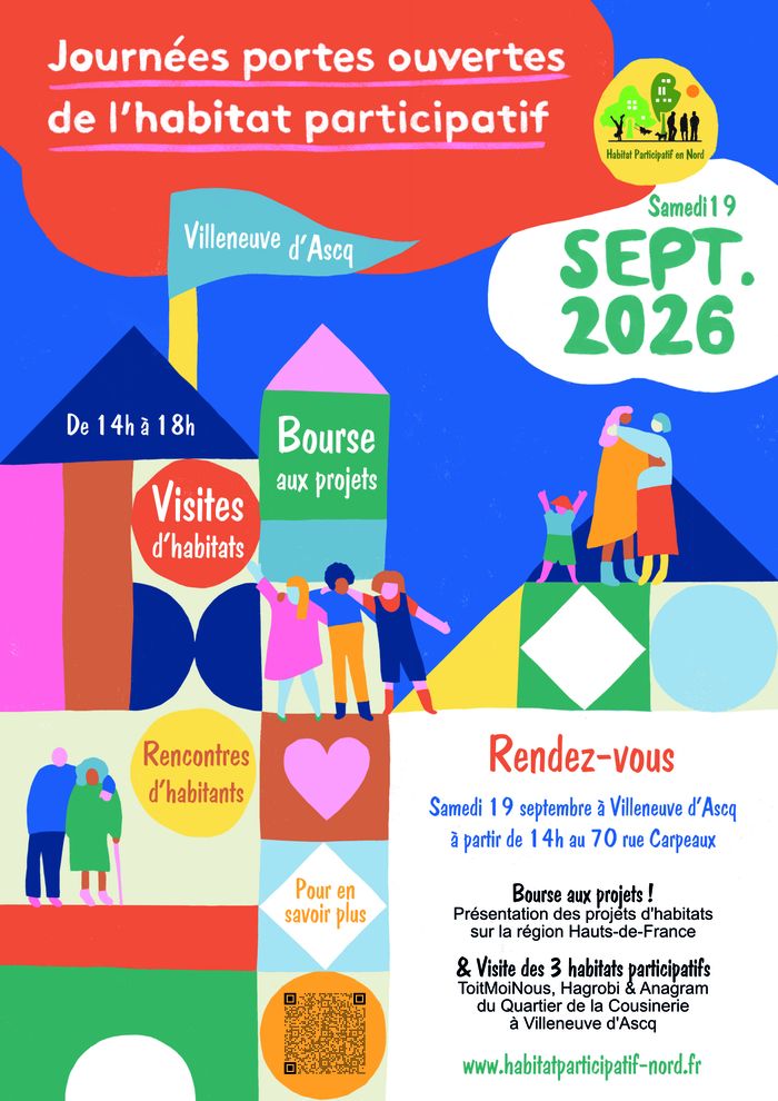 Journée Portes Ouvertes de l’habitat participatif, Anagram, Villeneuve-d’Ascq