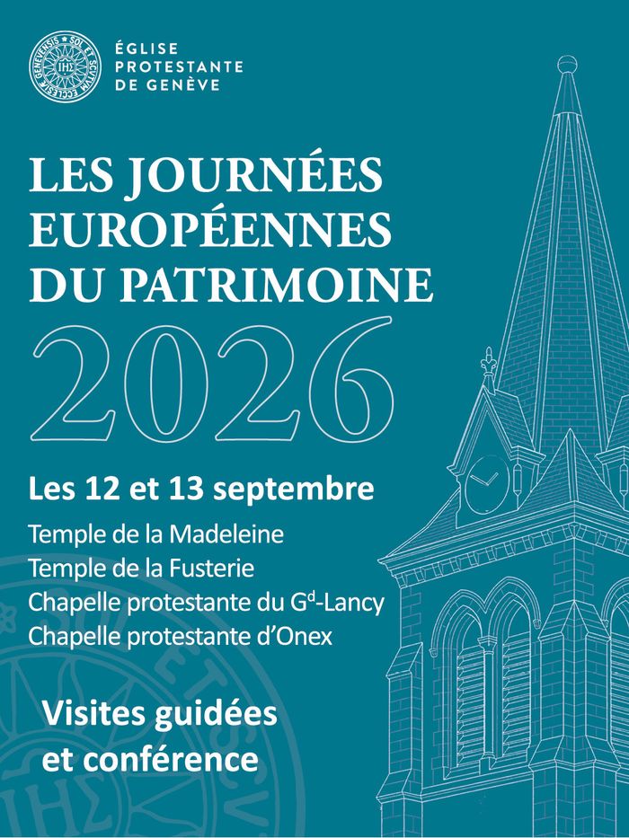Journées européennes du patrimoine à l’Église protestante de Genève, Espace Madeleine – Temple ouvert, Genève