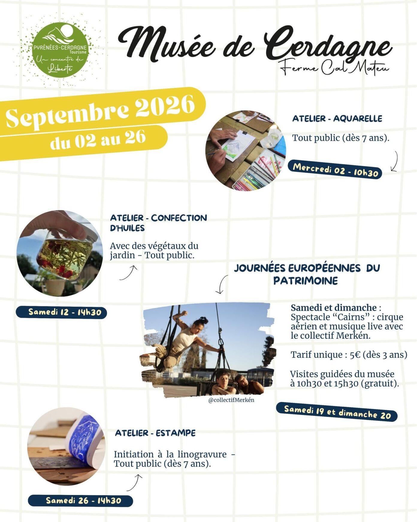 JOURNÉES EUROPÉENNES DU PATRIMOINE AU MUSÉE DE CERDAGNE  Sainte-Léocadie