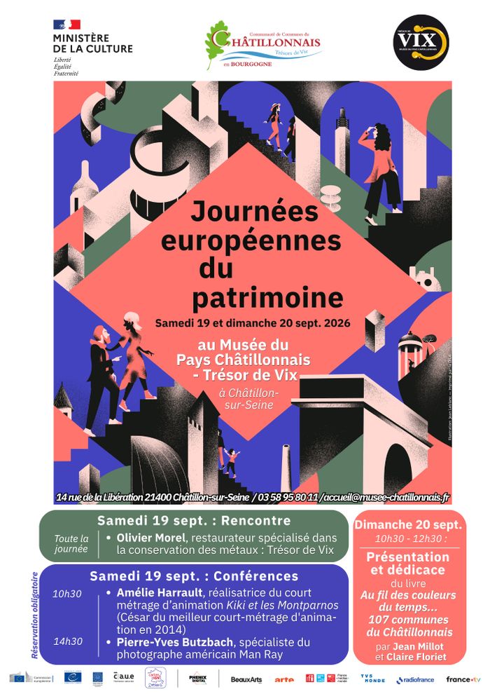 Journées Européennes du Patrimoine au Musée du Pays Châtillonnais – Trésor de Vix, Musée du Châtillonnais – Trésor de Vix, Châtillon-sur-Seine