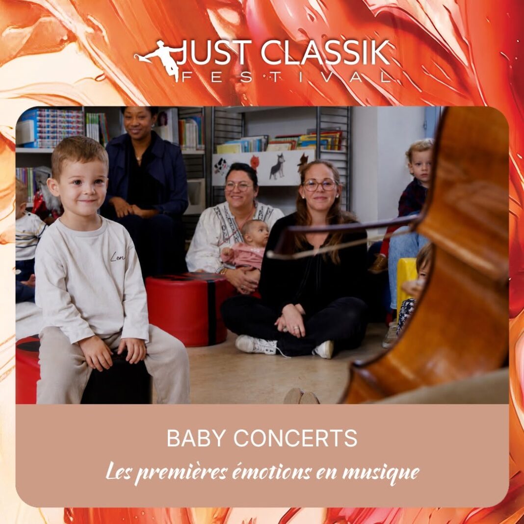 Just Classik Festival Baby Concert les premières émotions en musique Villenauxe-la-Grande