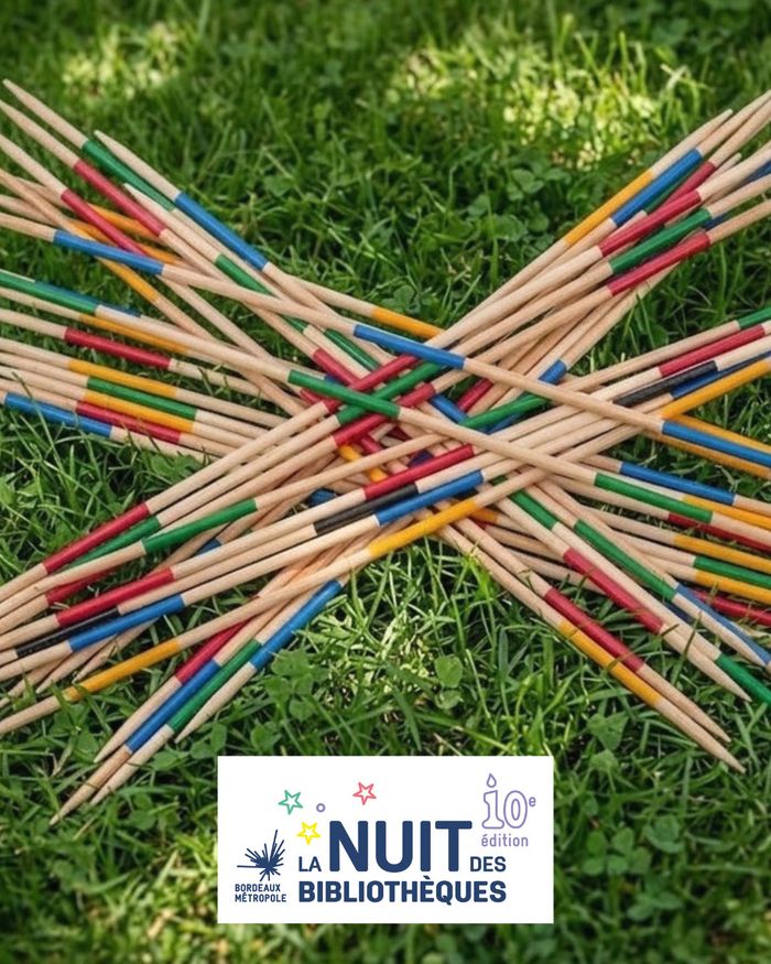 La Nuit des bibliothèques : Jeux géants, Ludo-médiathèque du Taillan-Médoc, Le Taillan-Médoc