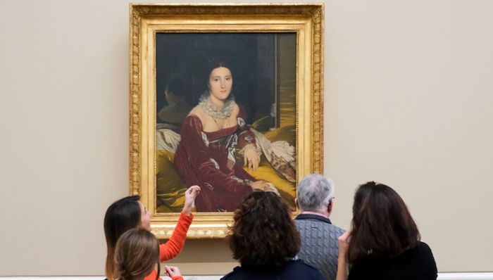 La signature dans le tableau Musée d&rsquo;arts de Nantes Nantes