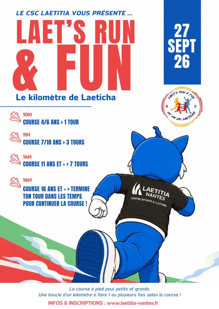 Laet’s Run & Fun, Centre Sportif et Culturel La Laëtitia, Nantes
