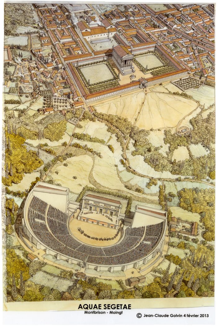 Laissez-vous
conter les loisirs
à l’antiquité, Theatre antique de Moingt, Montbrison