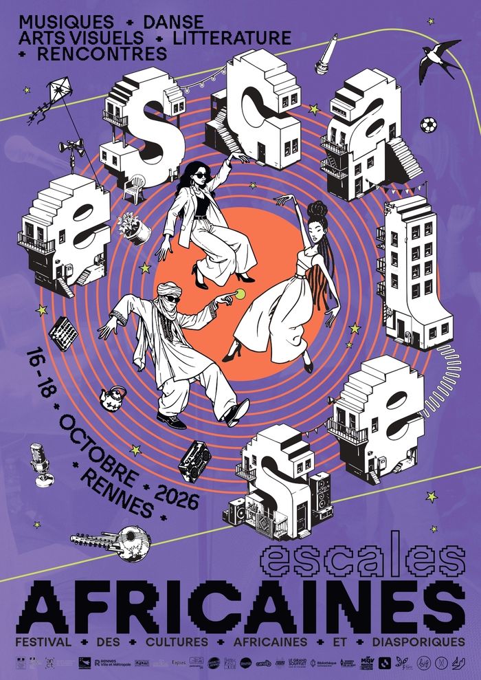 Lancement du Festival Escales Africaines / Littérature et soin collectif : se réapproprier nos récits, Théâtre du Vieux Saint-Étienne, Rennes