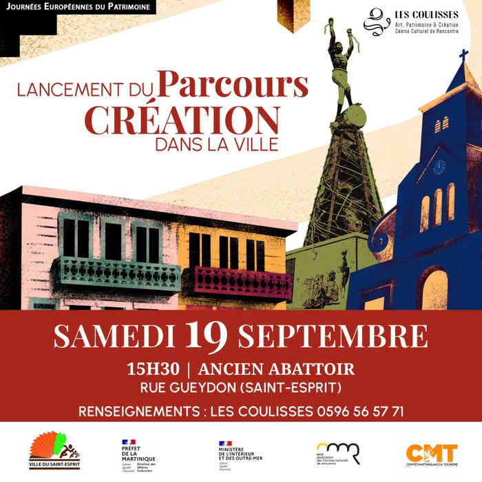 Lancement du parcours « Création dans la Ville », Ancien Abattoir du Saint-Esprit, Saint-Esprit