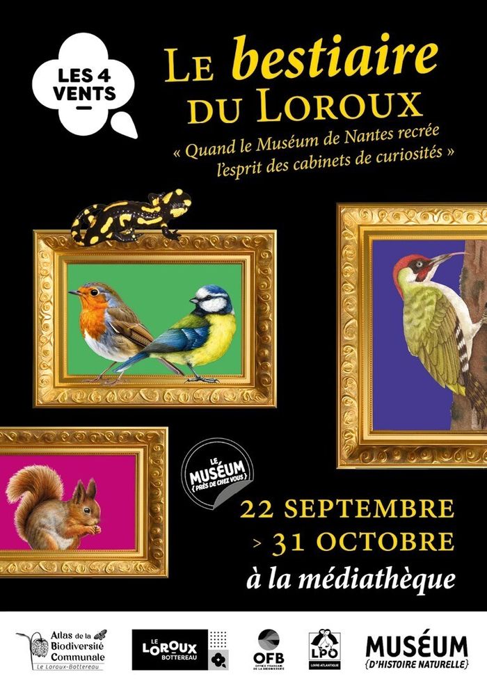 Le Bestiaire du Loroux, Médiathèque Les Quatre Vents, Le Loroux-Bottereau