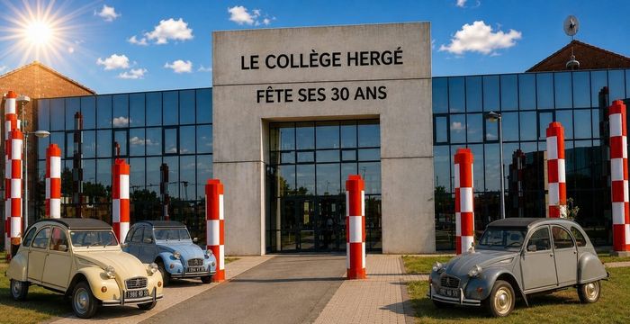 Le collège de Gondecourt fête son baptême : c’était il y a 30 ans !, Collège Hergé de Gondecourt, Gondecourt