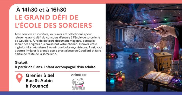 Le grand défi de l’école des sorciers, Grenier à sel, Ombrée d’Anjou