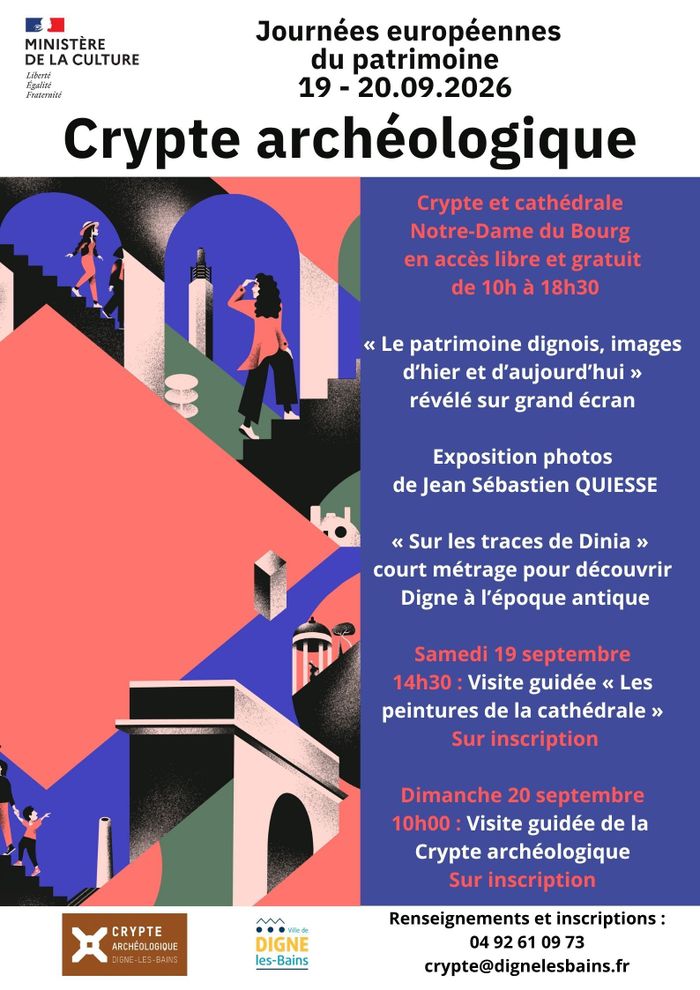Le patrimoine dignois, images d’hier et d’aujourd’hui, Crypte Archéologique Notre-Dame du Bourg – Digne-les-Bains, Digne-les-Bains