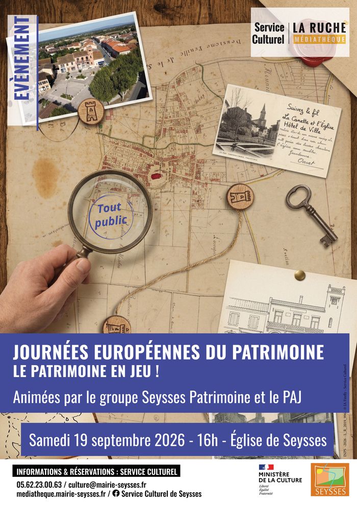 Le patrimoine en jeu, Place de la Libération, Seysses