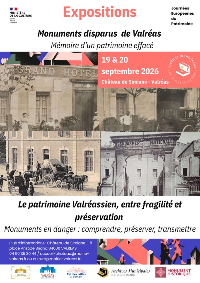 Le patrimoine valréassien : entre fragilité et préservation, Château de Simiane, Valréas