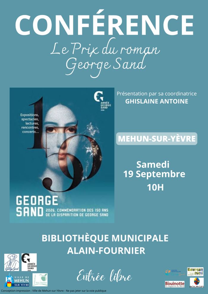 Le prix du roman George Sand, bibliothèque alain fournier, Mehun-sur-Yèvre