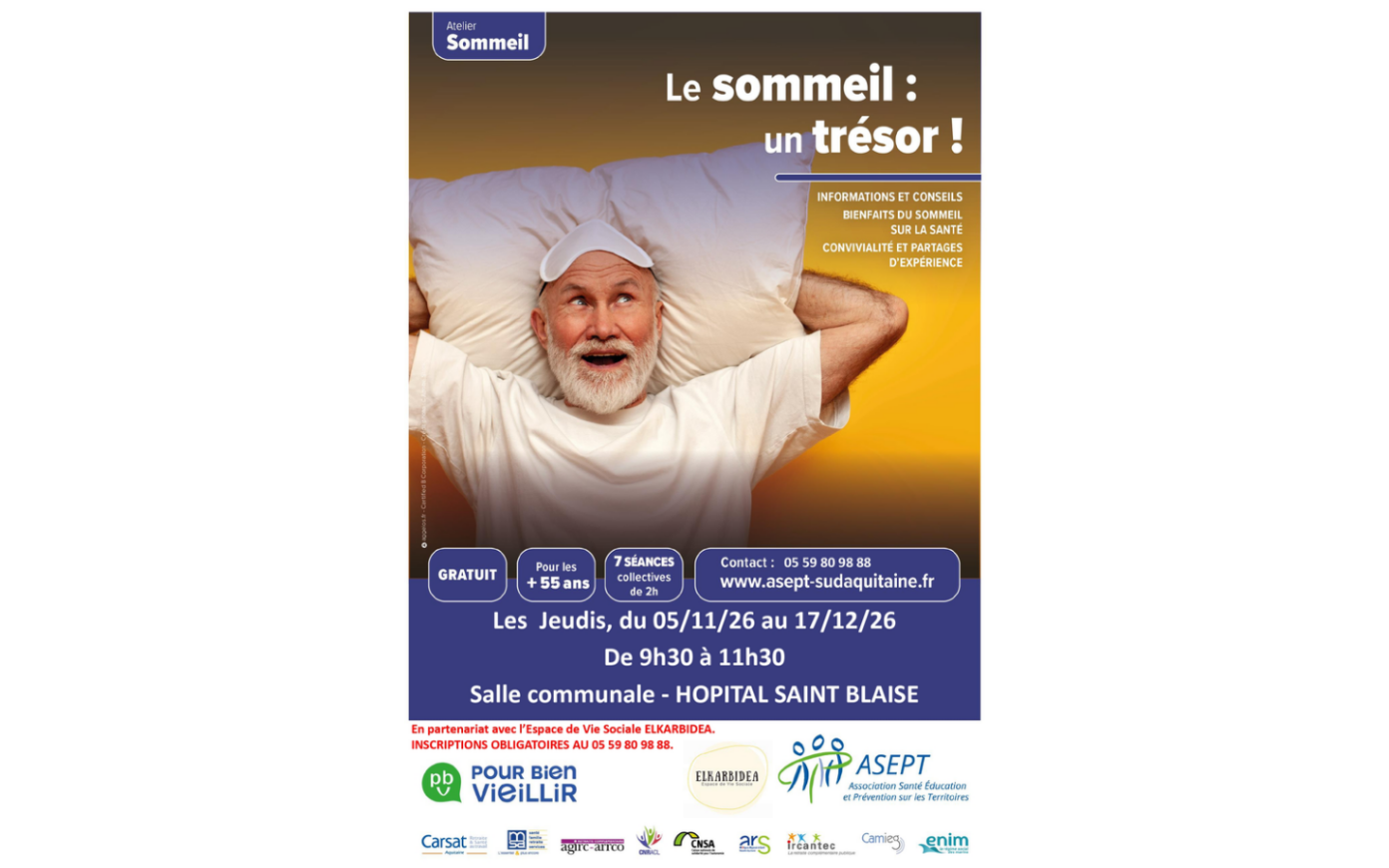 Le sommeil un trésor Salle communale L’Hôpital-Saint-Blaise