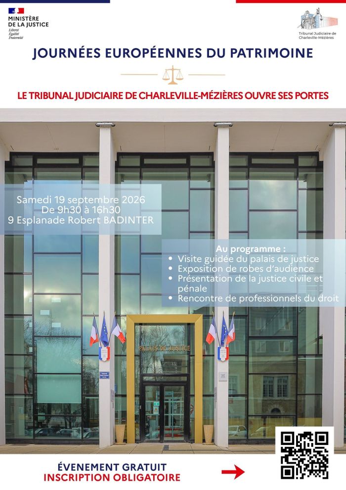 Le tribunal judiciaire de Charleville-Mézières ouvre ses portes, Tribunal judiciaire, Charleville-Mézières