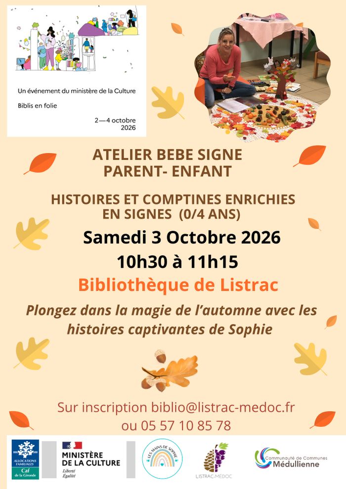 Lectures animées pour Tout-petits, Bibliothèque municipale de Listrac, Listrac-Médoc