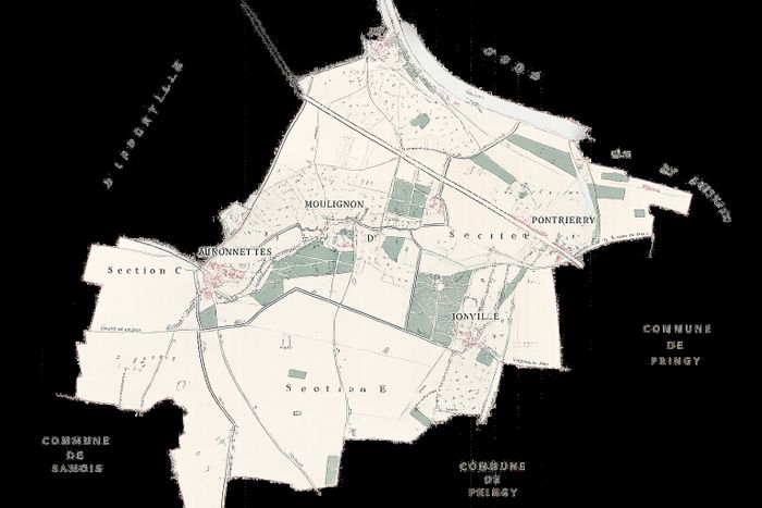 Les châteaux disparus, Communs de Moulignon, Saint-Fargeau-Ponthierry