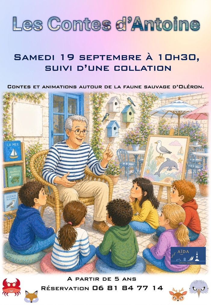 Les contes de la nature d’Antoine, Salle de l’Escale, Saint-Denis-d’Oléron