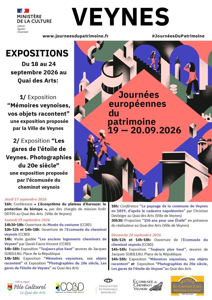 Les gares de l’étoile de Veynes, photographies du XXème, Pôle culturel, Veynes