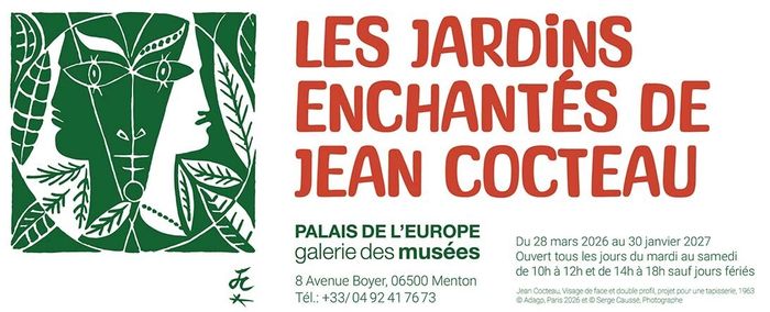 Les jardins enchantés de Jean Cocteau, Palis de l&rsquo;Europe, Galerie des musées, Menton