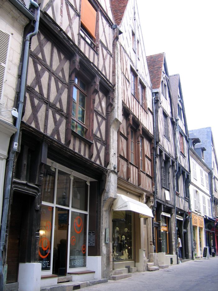 Les maisons à pans de bois, Centre historique de Bourges, Bourges