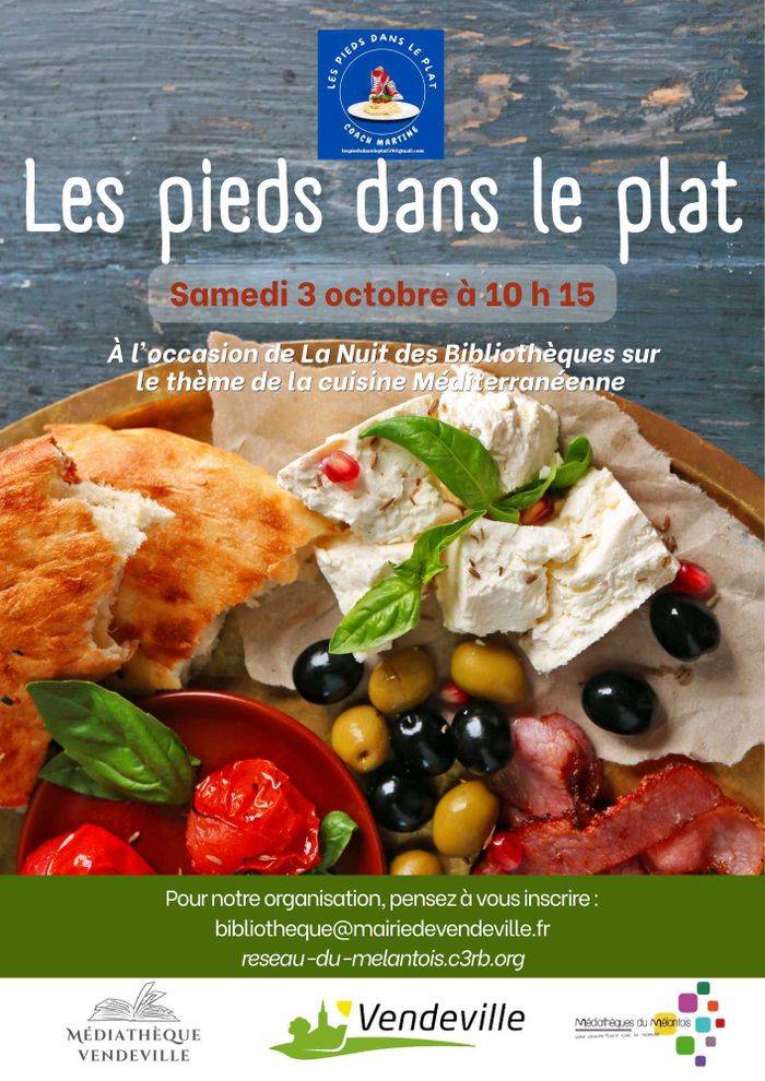 Les pieds dans le plat, Médiathèque de Vendeville, Vendeville