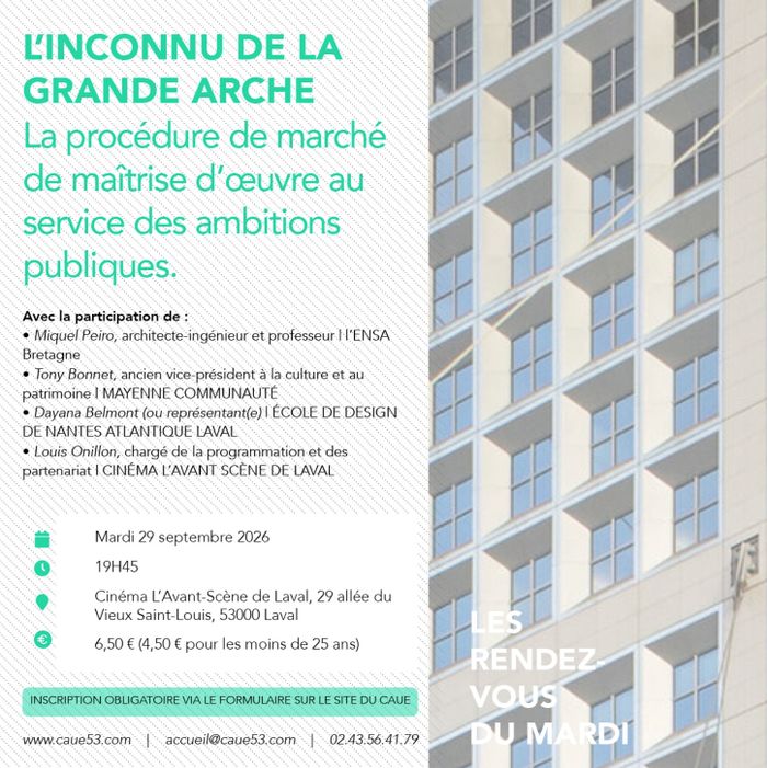 Les Rendez-Vous du Mardi : l’inconnu de la grande arche, Cinéma L’Avant-Scène, Laval