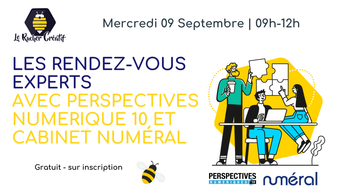Les Rendez-vous Experts avec Perspectives Numérique 10 et cabinet Numéral Troyes