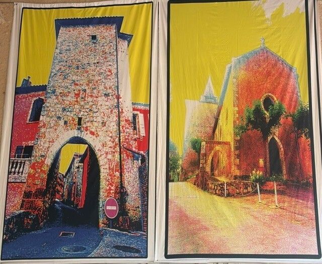 l&rsquo;exposition de l&rsquo;école, Abbatiale de Pessan, Pessan