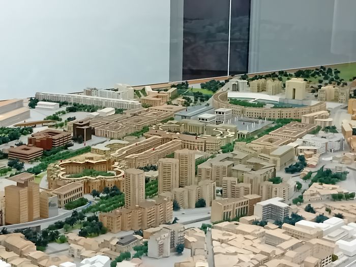 Maquette monumentale de Montpellier aux Échelles de la ville, Échelles de la ville, Montpellier