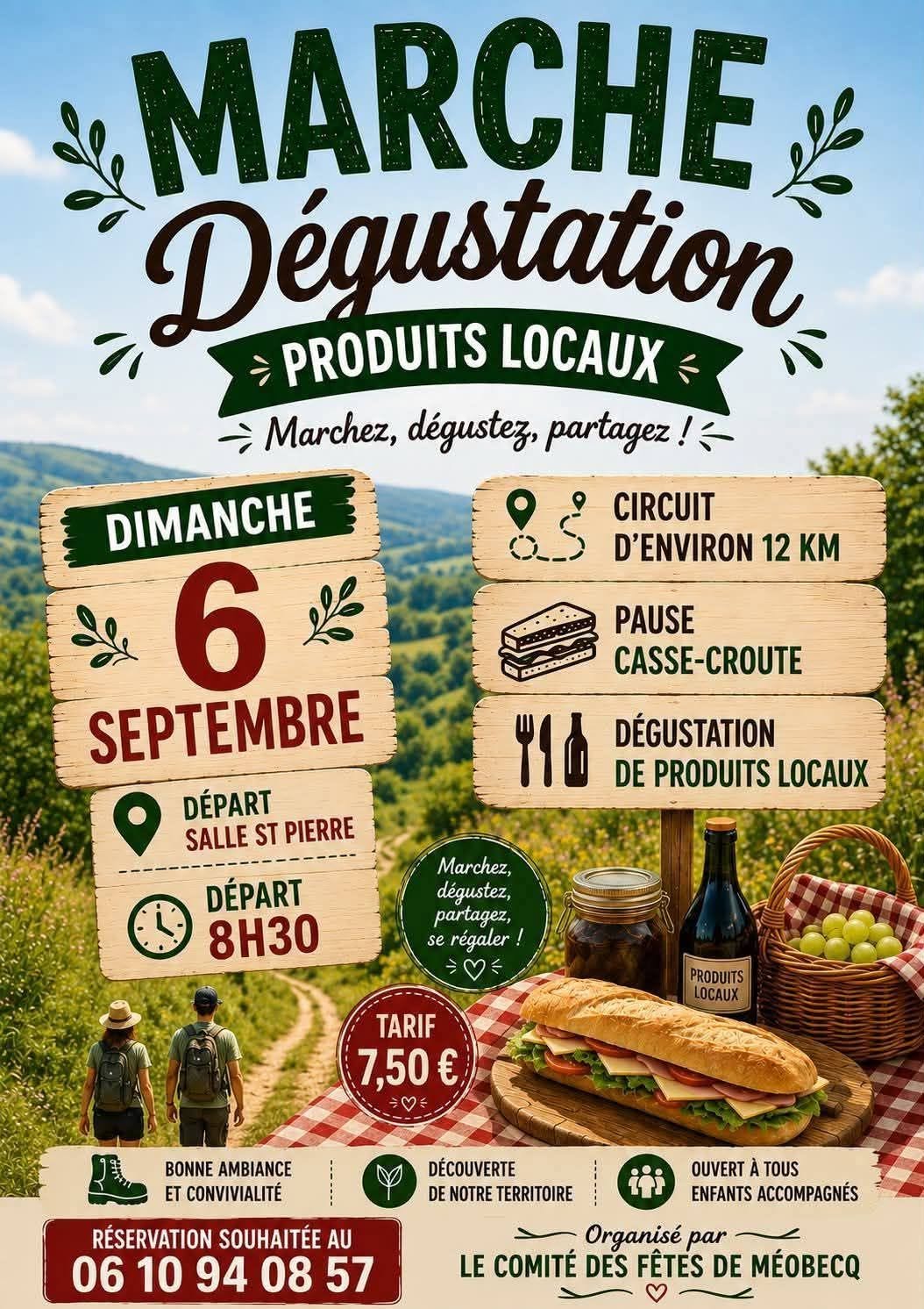 Marche et dégustation Méobecq