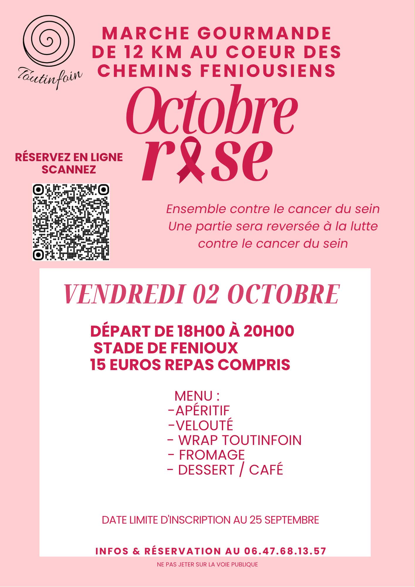 Marche Rose Stade Fenioux 2026-10-02