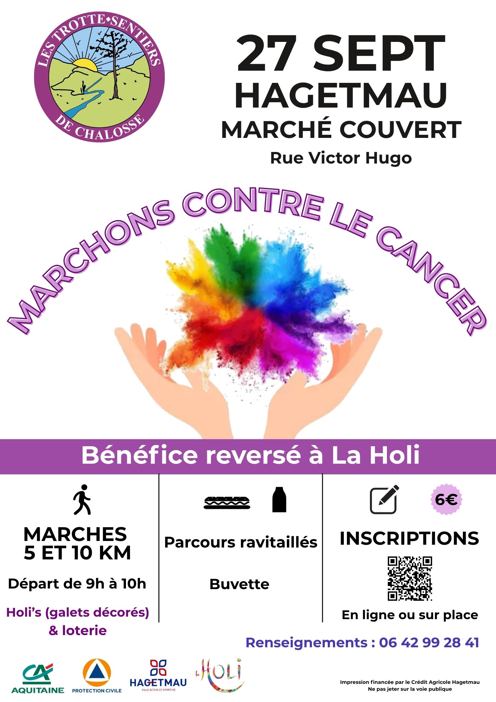 Marche solidaire en soutien à la Holi Hagetmau