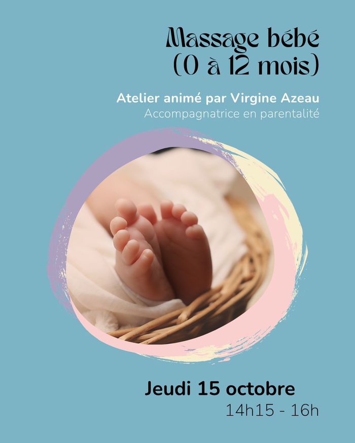 Massage bébé Maison de quartier Bottière Nantes