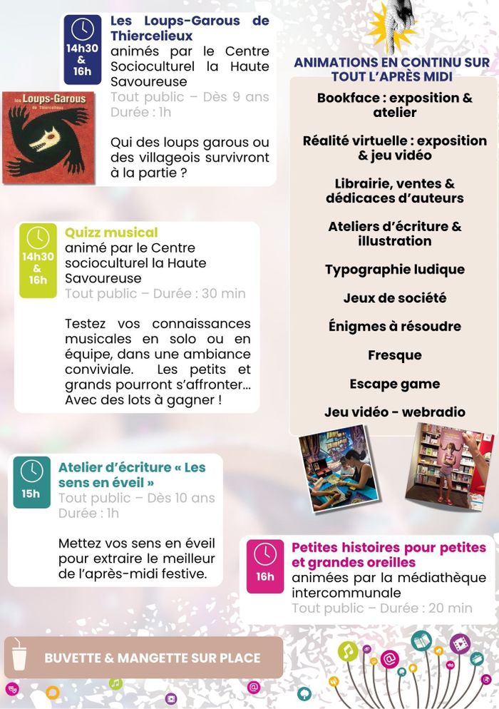 Médiathèques en folie ! Jeu Loups-Garous de Thiercelieux, Médiathèque de Giromagny – Espace La Savoureuse -90200 GIROMAGNY, Giromagny