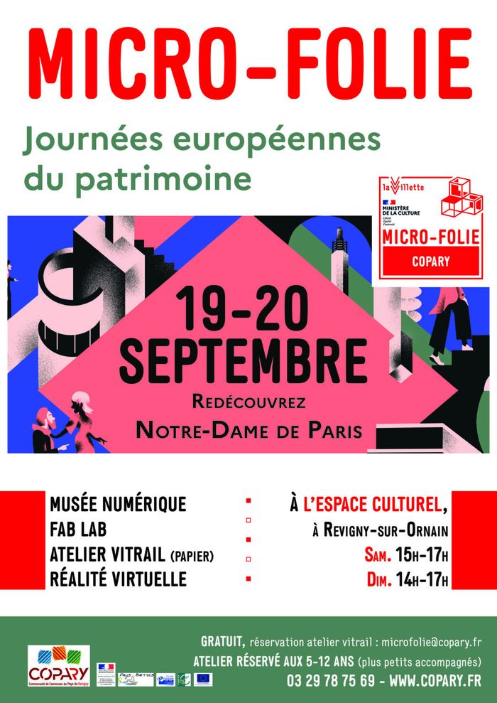 Micro-Folie : Fabrique ton vitrail !, Copary Espace Culturel, Revigny-sur-Ornain